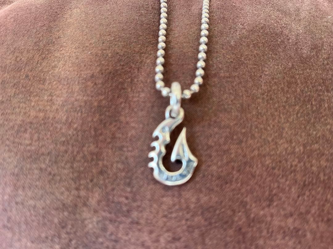 ビルウォールレザー　シルバーアクセ　チェーン　トップ　BWL フィッシュフック