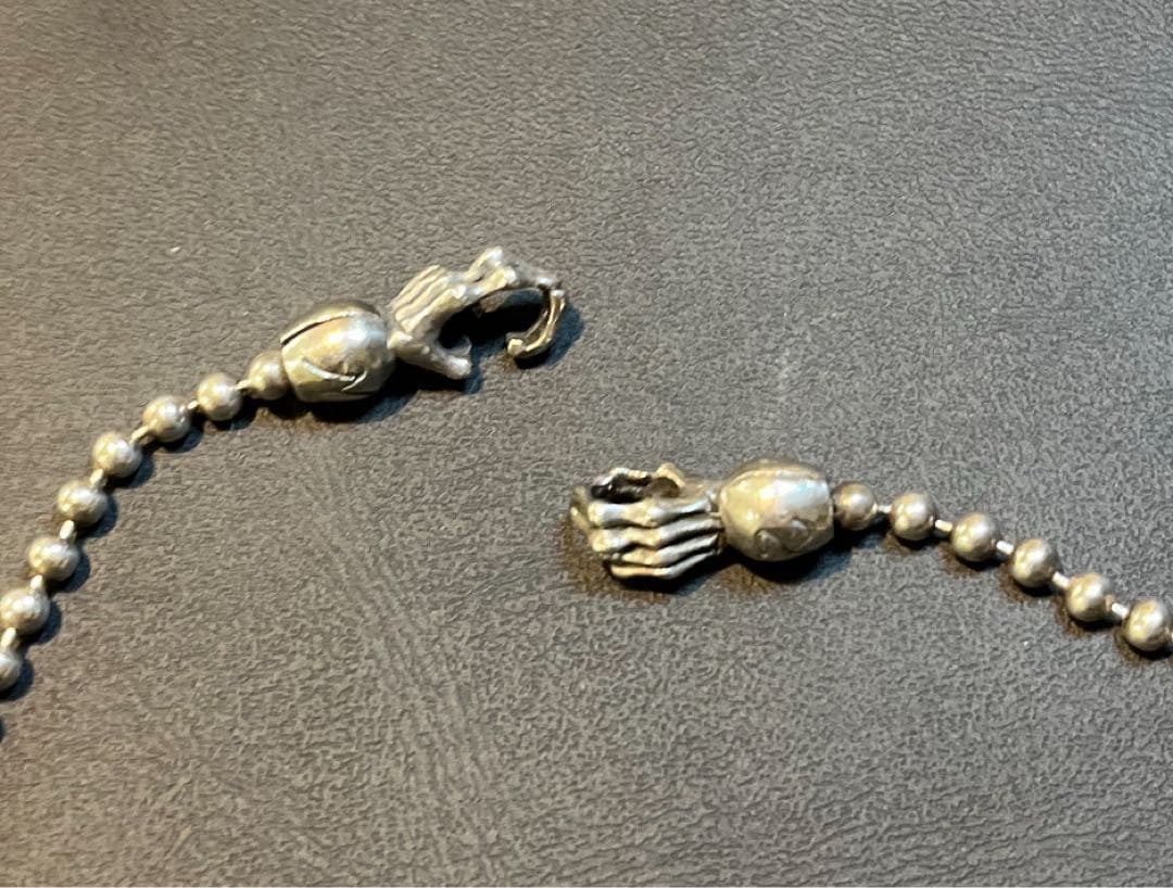 ビルウォールレザー　シルバーアクセ　チェーン　トップ　BWL フィッシュフック