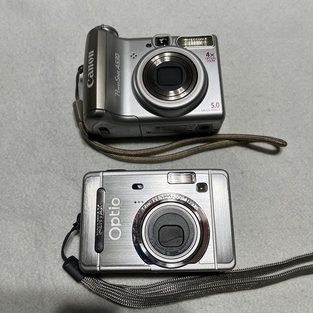 デジカメ　2台まとめ 単3電池仕様《ジャンク》