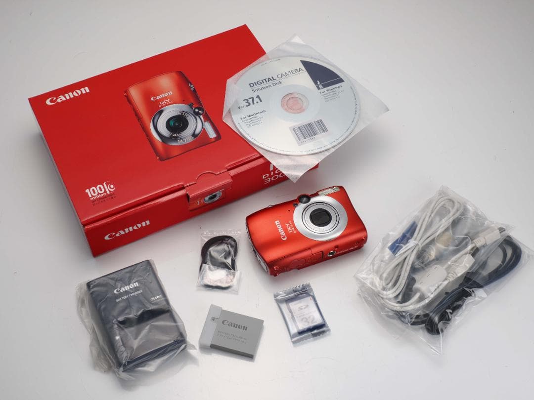Canon IXY DIGITAL 3000IS Premium Kit レッド