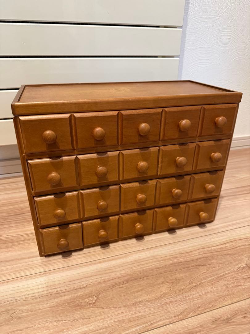 美品★レトロ薬棚 小物収納引き出し