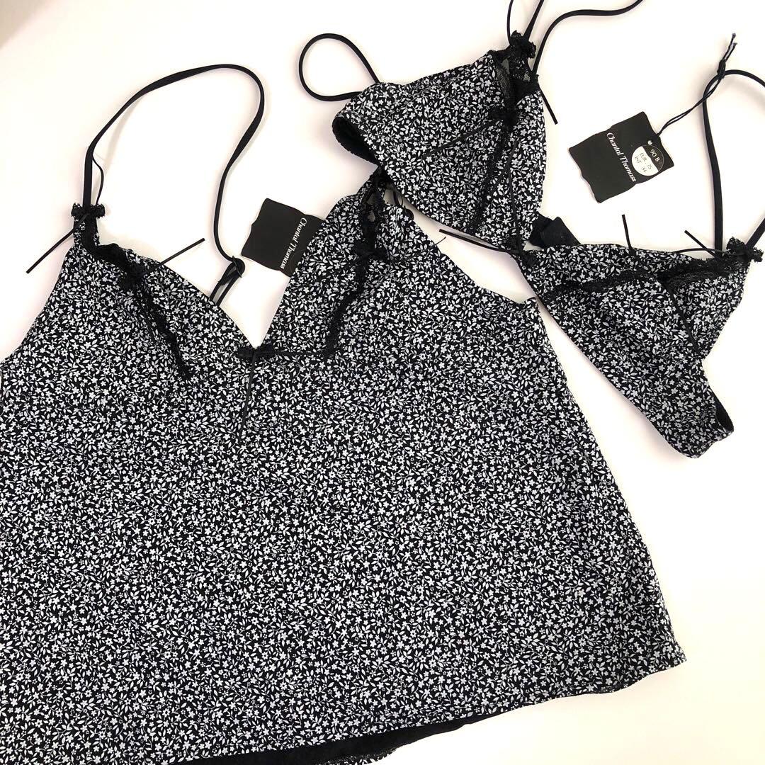 格安　シャンタルトーマス　キャミ＆ブラ　セット