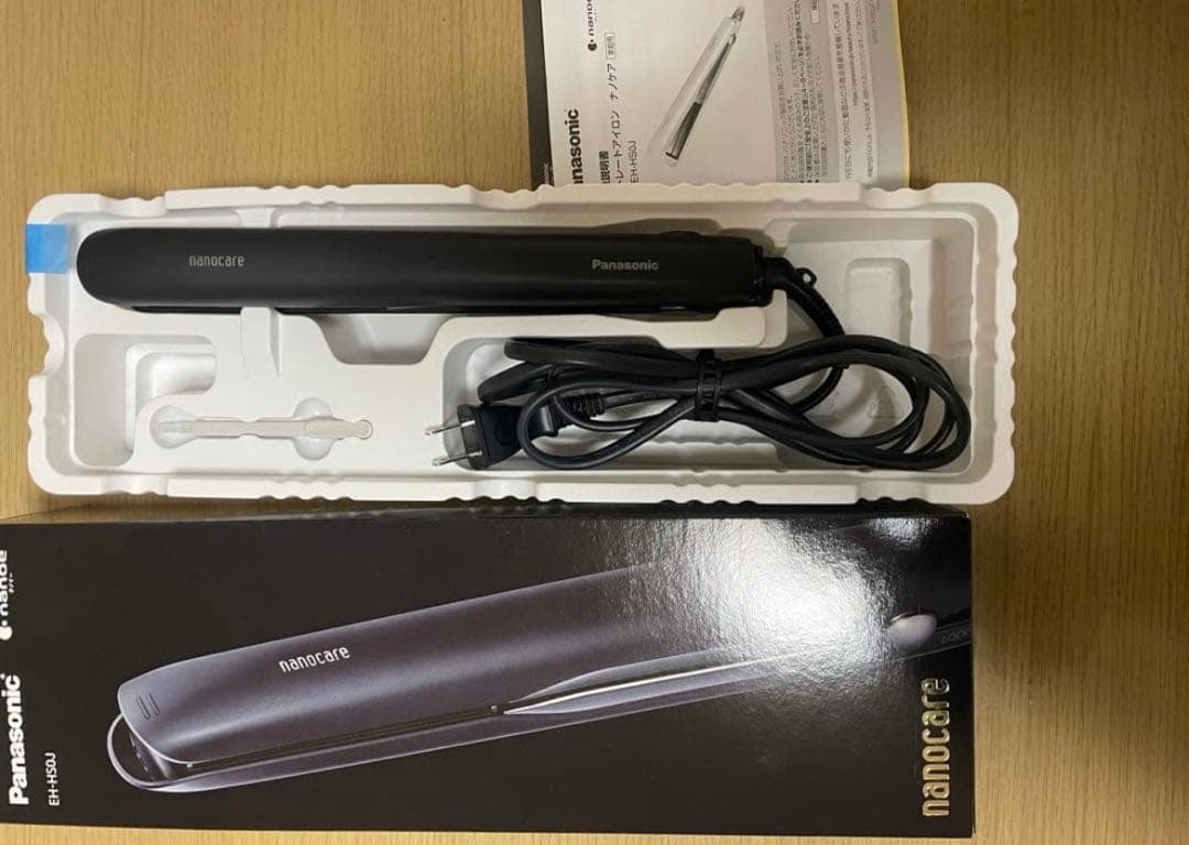 Panasonic ストレートアイロン ナノケア EH-HS0J-K