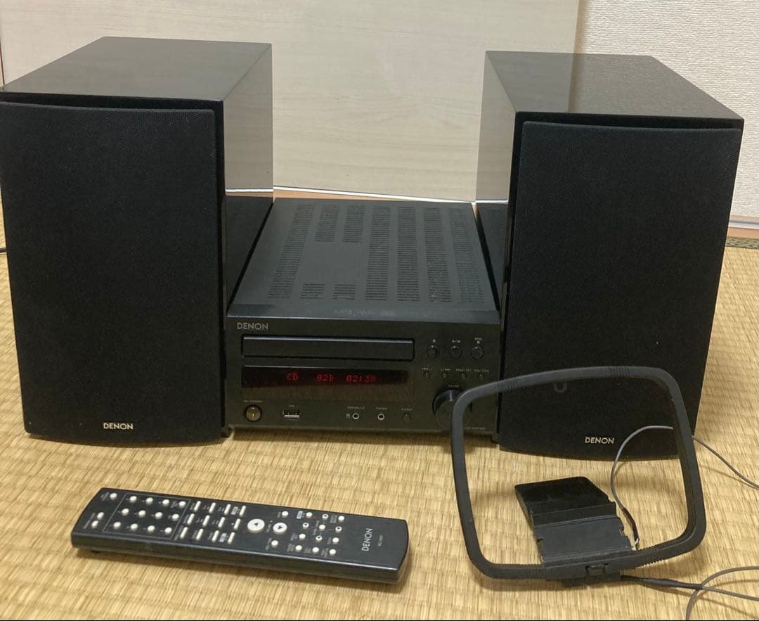 DENON ミニコンポ　RCD-M37ペアスピーカーSC-M500