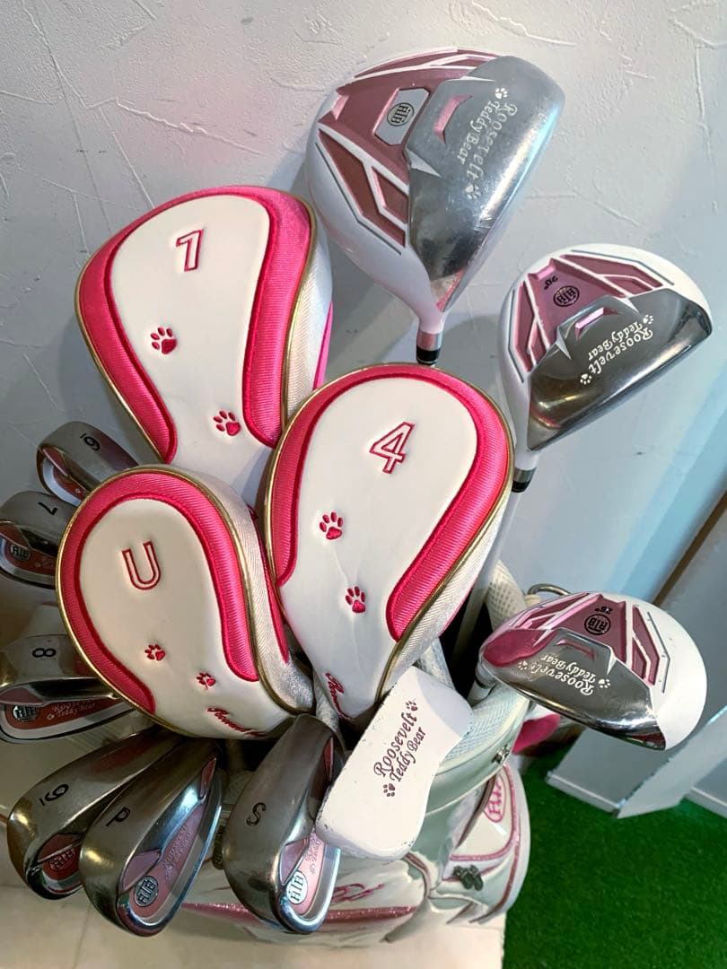 良品　完売モデル　レディースゴルフクラブ フルセット　ルーズベルトテディベア
