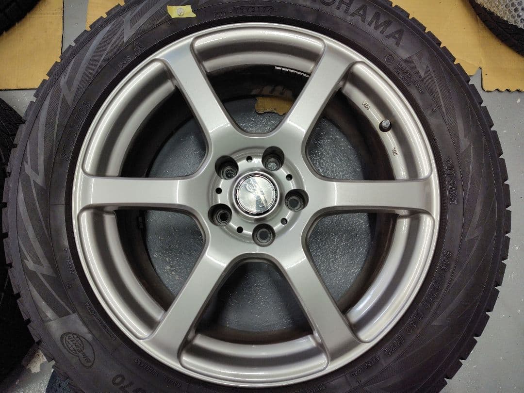 バリ溝スタッドレス〘2024年製〙245/50R18 アルミホイールセット 4本