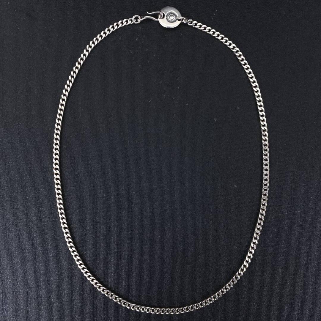 あるじゃん シルバー 925 太陽 メタル 喜平 チェーン ネックレス 55cm