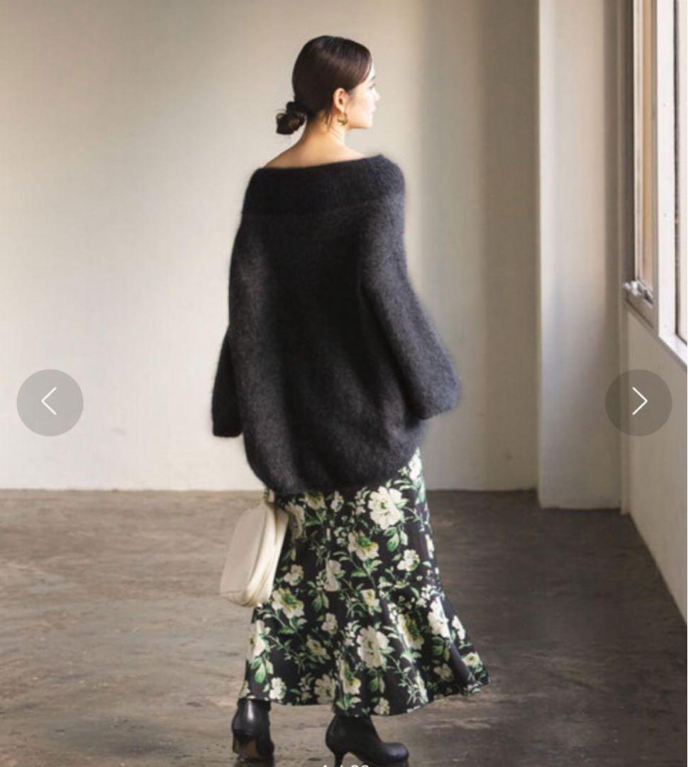 noble ファーニットオフショルプルオーバー