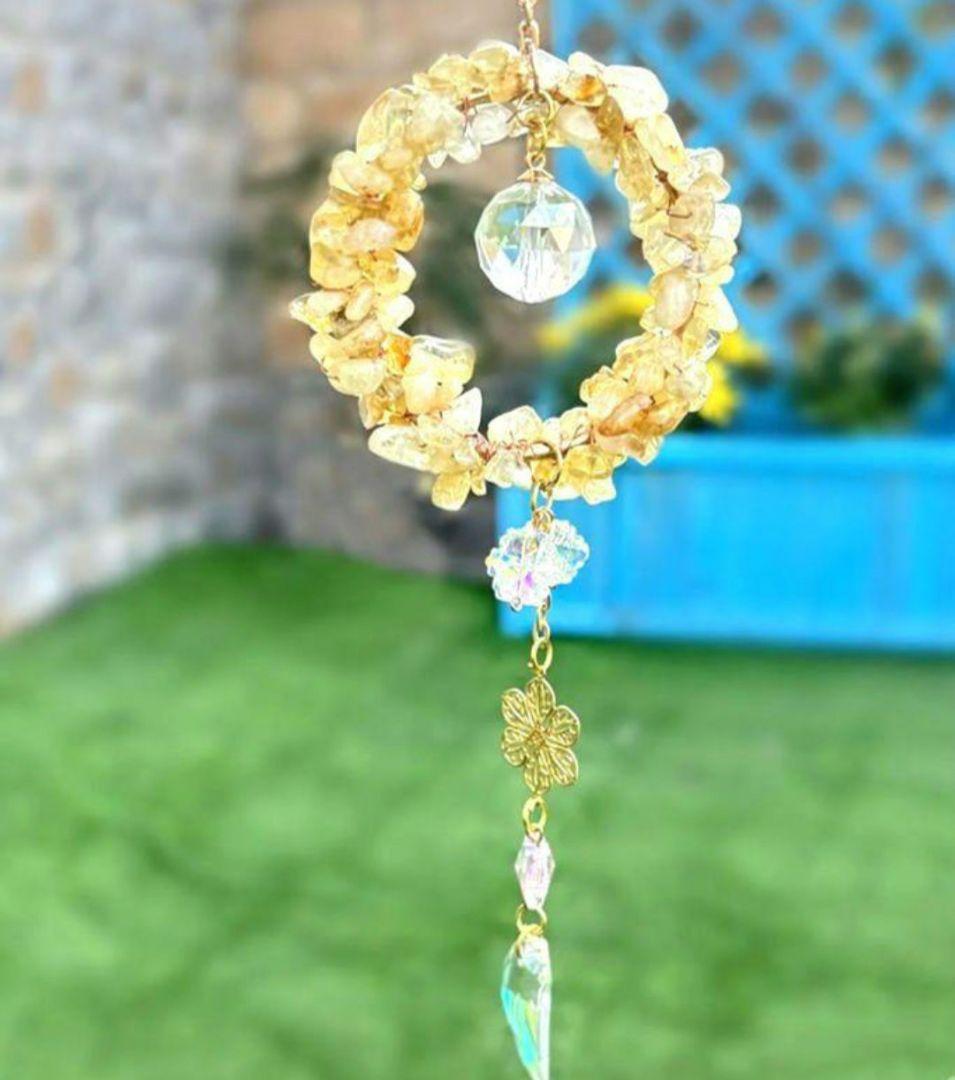 ぽっかぽか❀ロングストロベリークォーツブレスレット❀