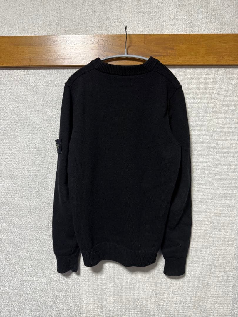 Stone  ブラック ニットセーター