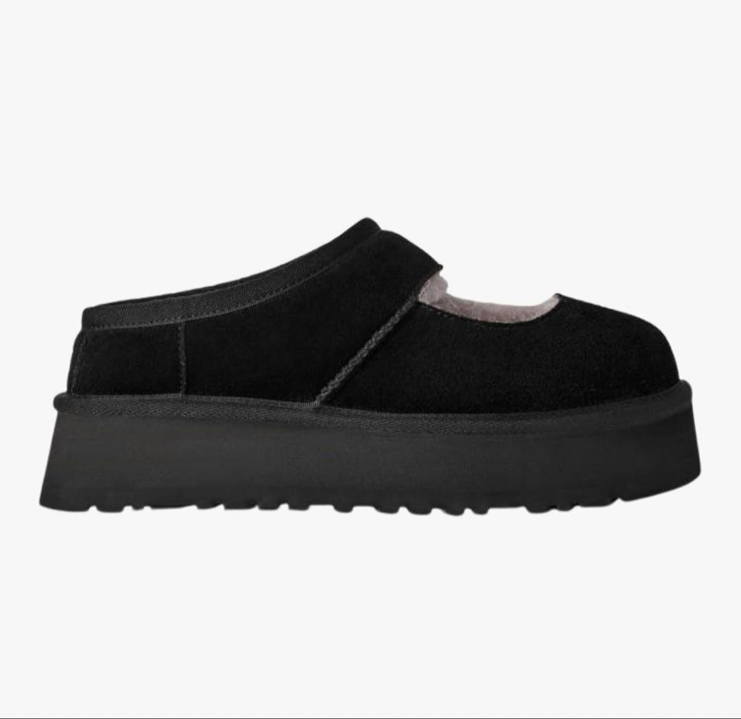 UGG ブラック スリッポンムートンブーツ