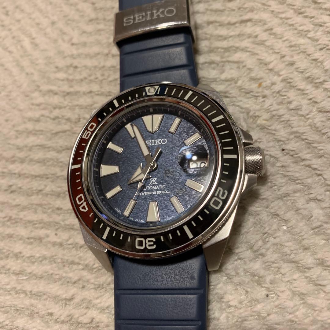 SEIKO 自動巻き ダイバーズウォッチ ネイビープロスペックス　マンタデザイン