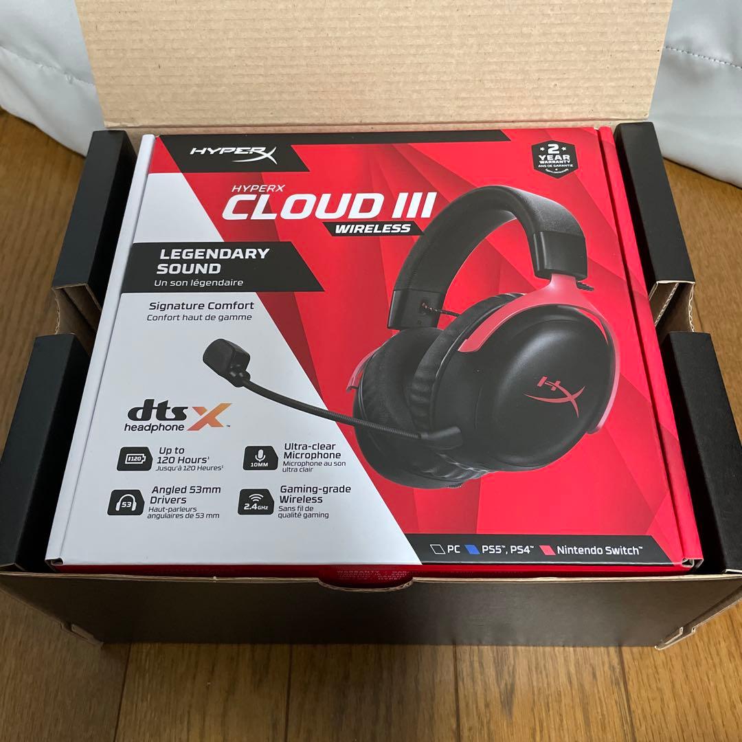 HYPERX CLOUD III WIRELESS ゲーミングヘッドホン