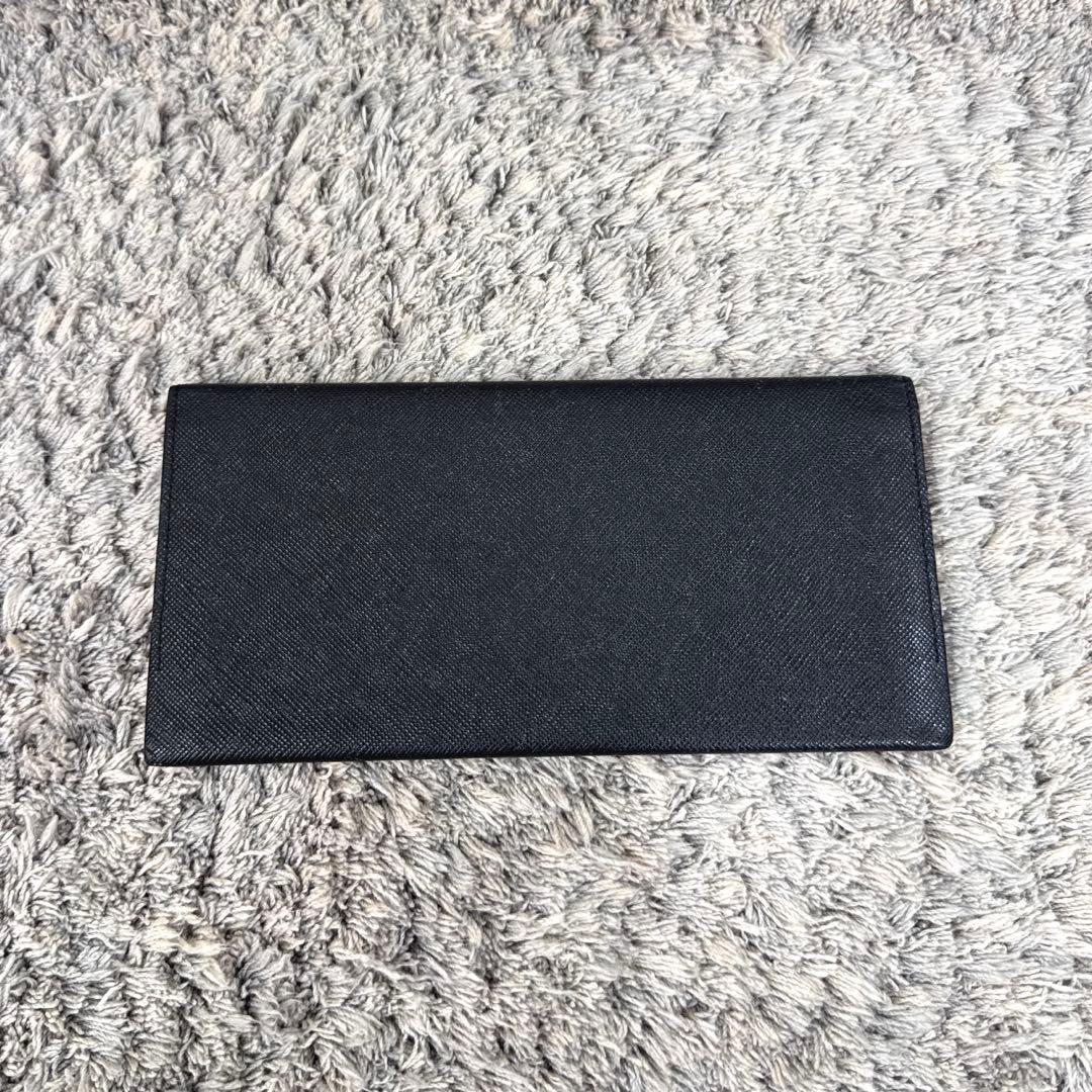 BURBERRY バーバリー 長財布 レザー ブラック 内ノバチェック