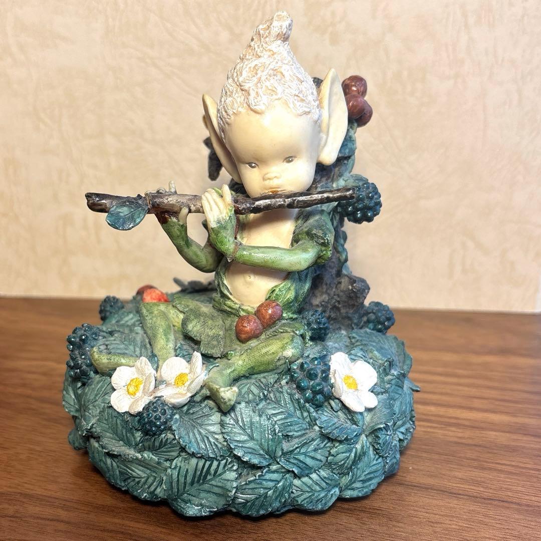 【最終値下げ】【希少】与勇輝　妖精の陶器フィギュア　人形　ニングル