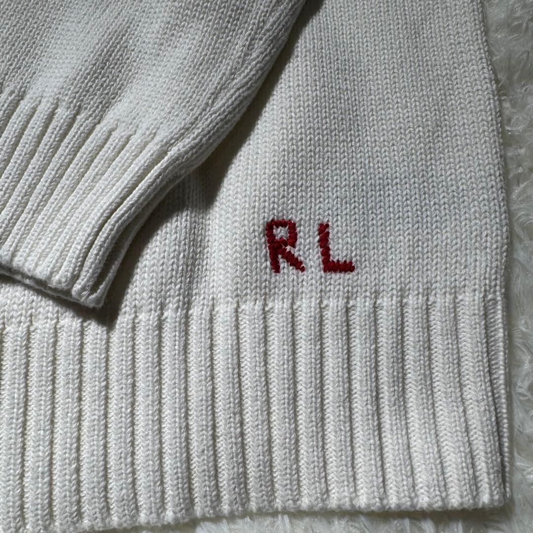 Lサイズ　ラルフローレン ポロベア セーター ホワイト メンズ　レディース