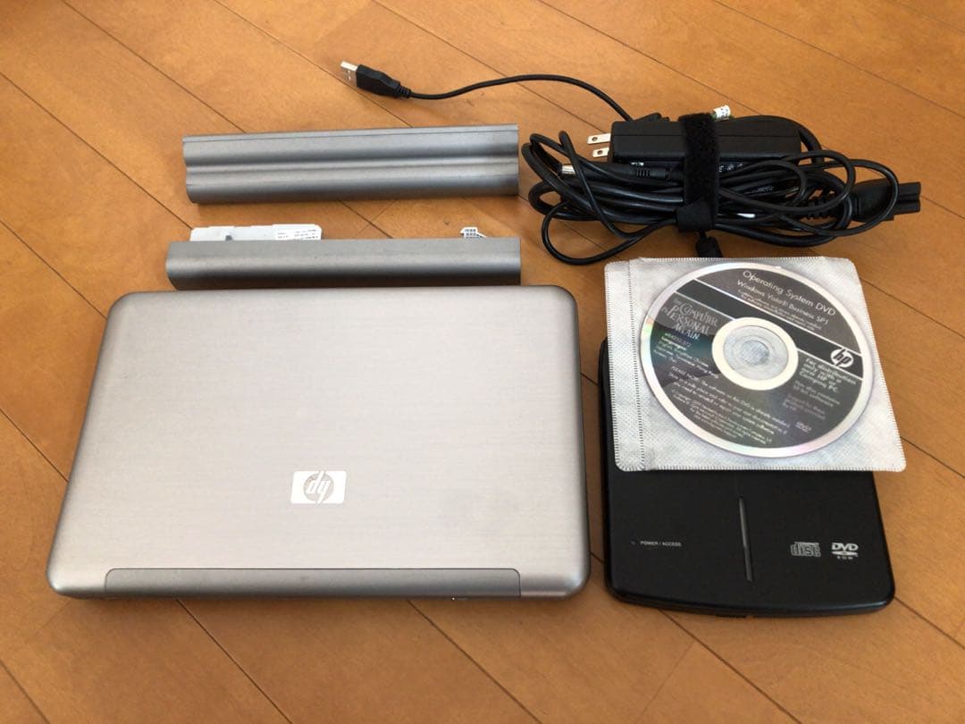 HP 2140 Mini ノートPC 本体＋バッテリ＋DVD＋リカバリ　サブ機