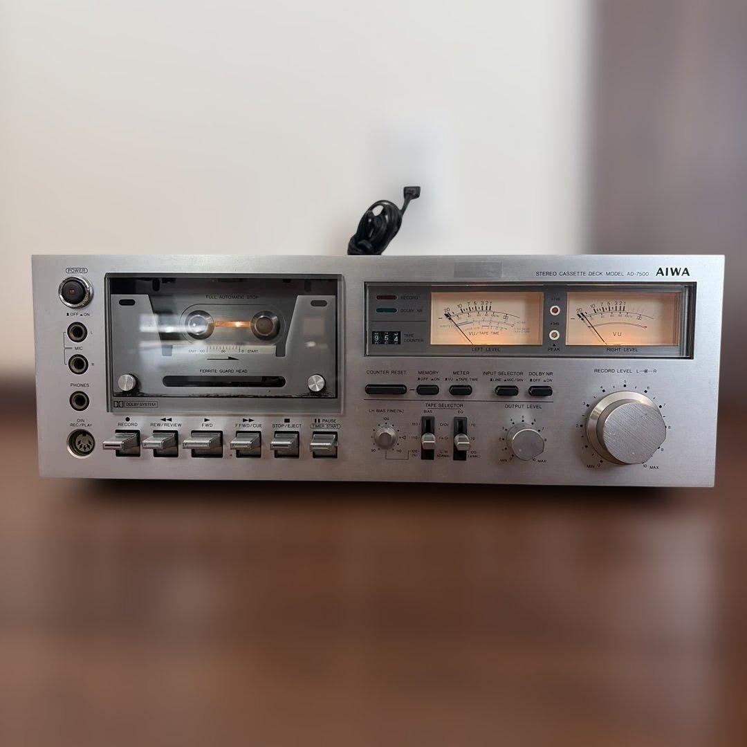 AIWA アイワ AD-7200 ステレオカセットデッキ 稼働品 テープデッキ
