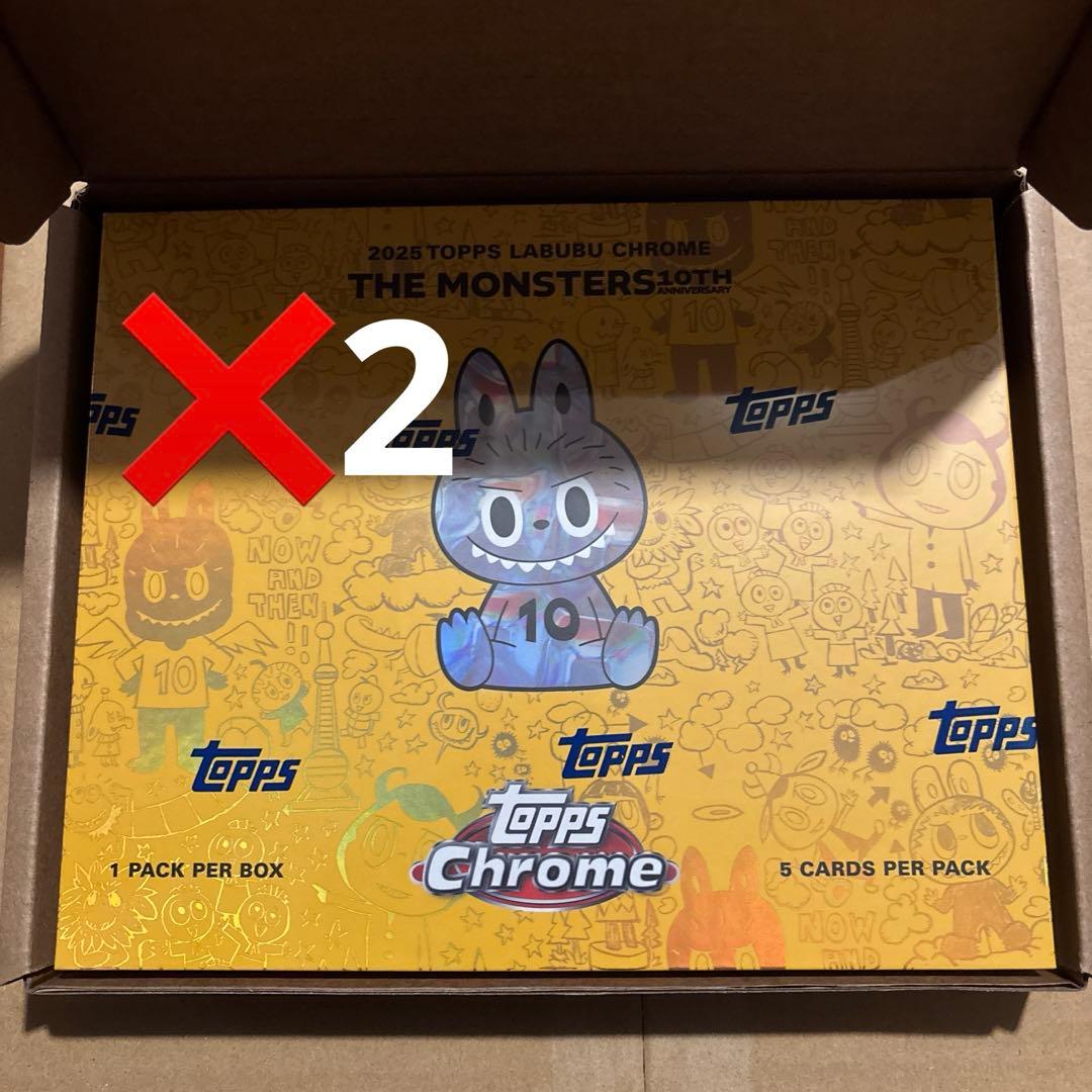 最安値　Topps Chrome 10周年記念ボックス 2BOX