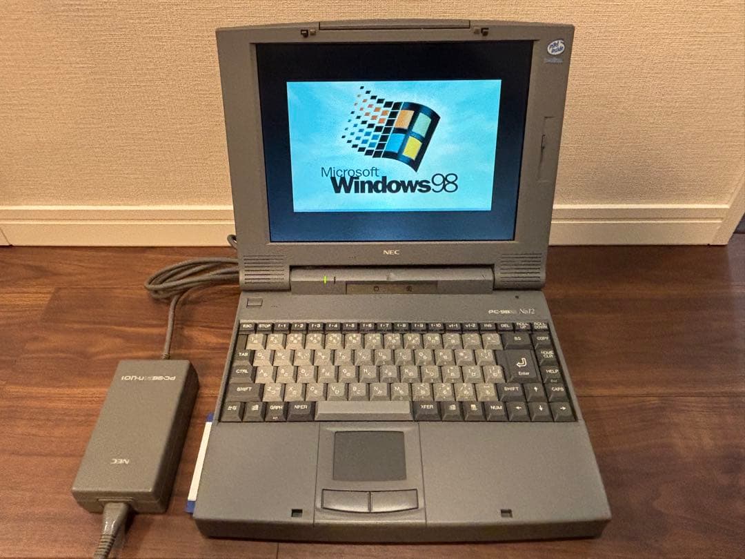 NEC 98NOTE PC9821Na12/S8 純正アダプター付き