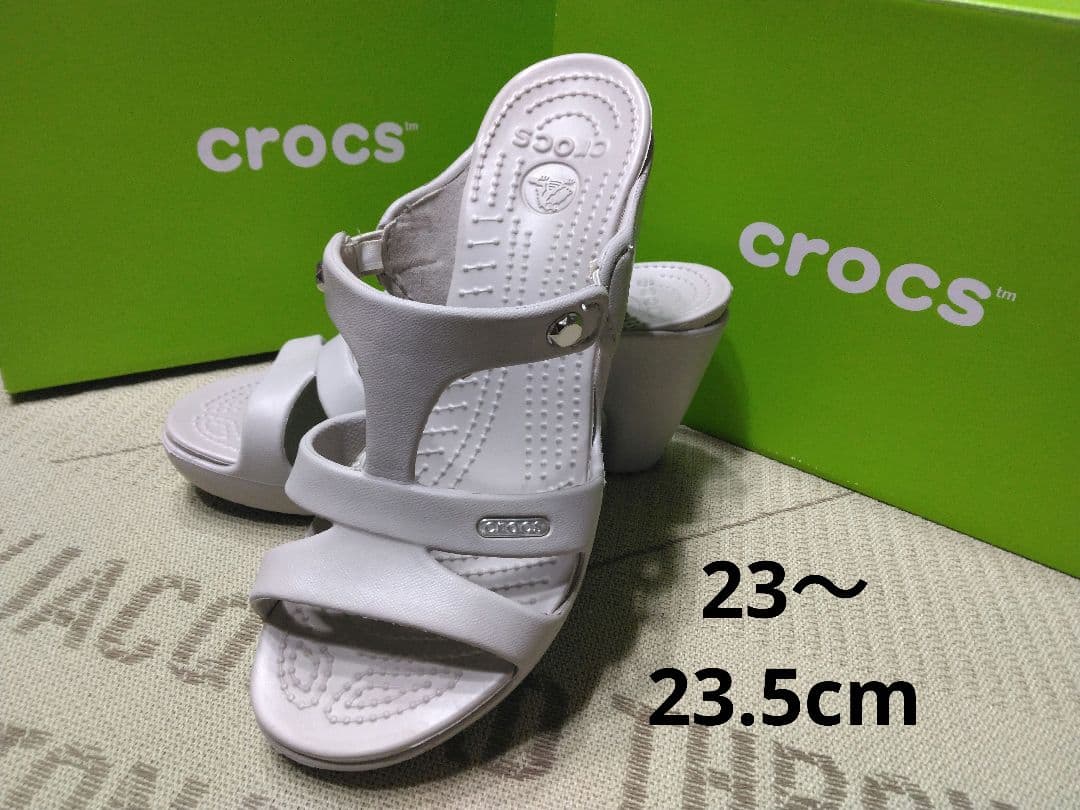 美品✴crocs クロックス✴サイプラス w7（サイズ23～23.5cm)