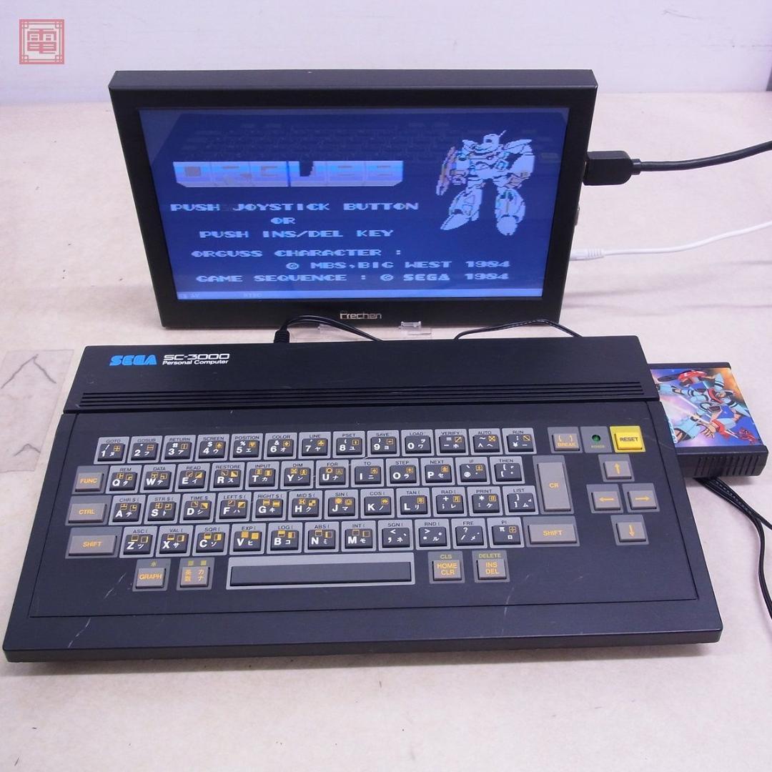 SEGA パーソナルコンピュータ SC-3000 本体 ソフト付 セガ 現状品