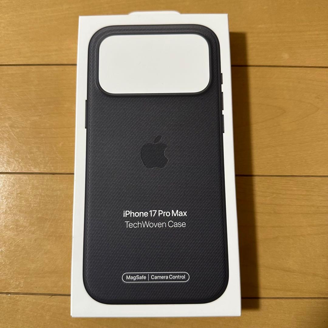 iPhone17 Pro Max TechWoven Case ブラック