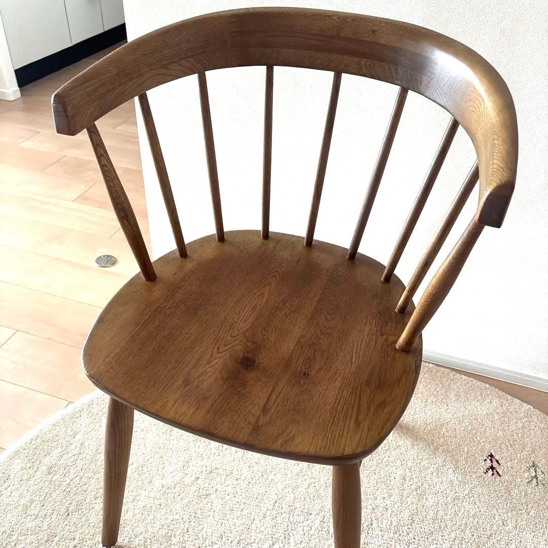 クラッシュゲート マルケッシュ ダイニングチェア 肘付 ブラウン　Ｂ