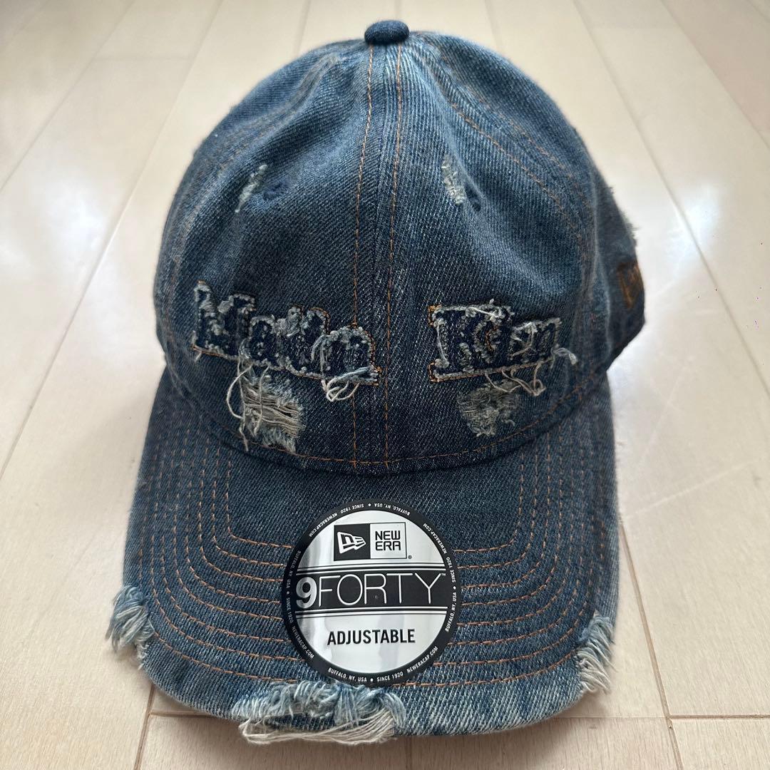 Matin Kim ニューエラ コラボ ダメージデニムキャップ 韓国 日本未発売