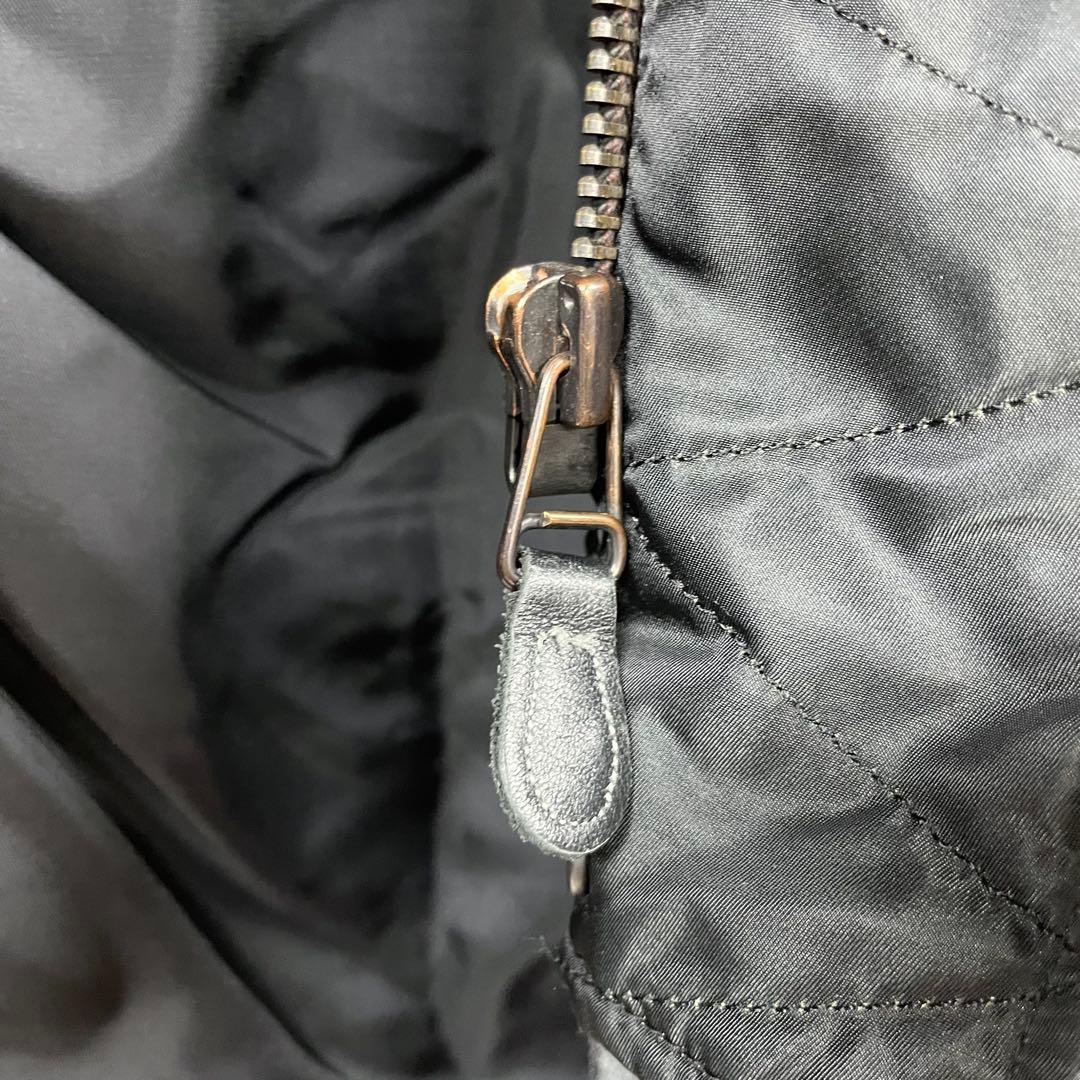 green (現HYKE)×ALPHA別注　フライトジャケットN-3B 黒　S