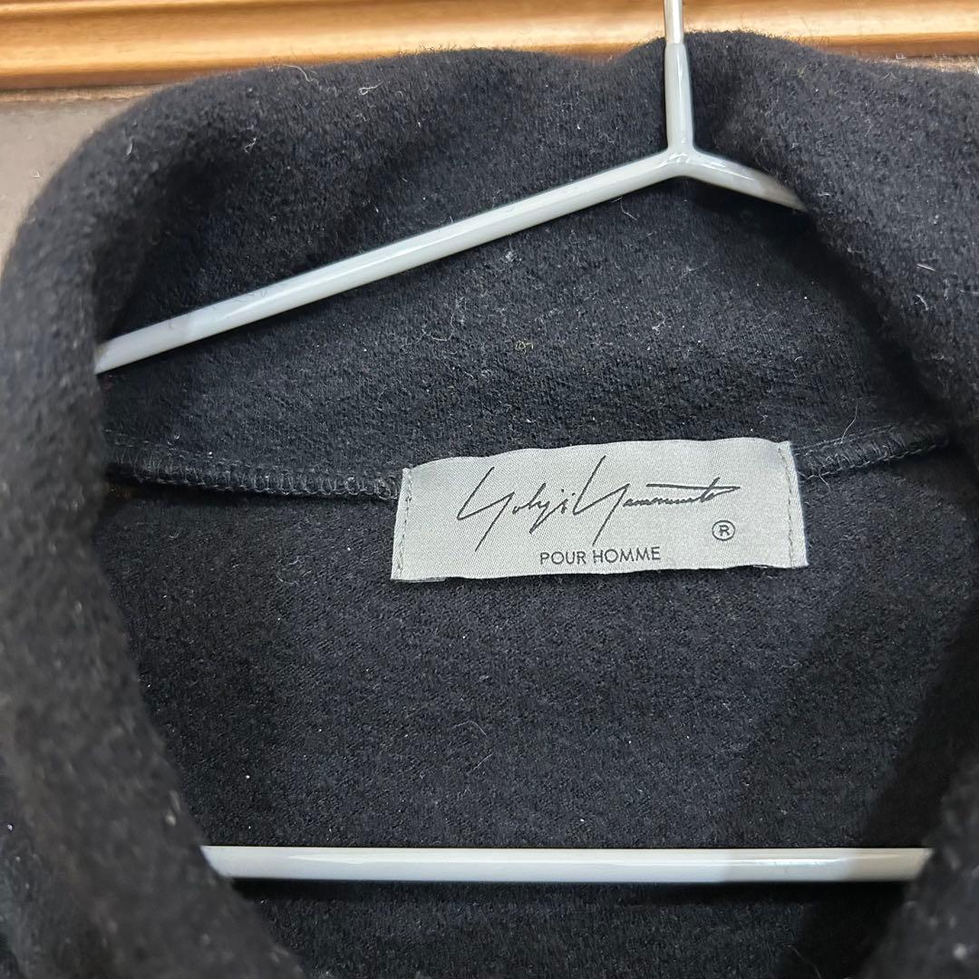 ヨウジヤマモトpour homme 重ね衿タートル長袖 ニットソー