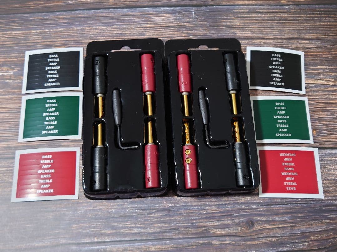 2セット audioquest SureGrip BFA バナナプラグ