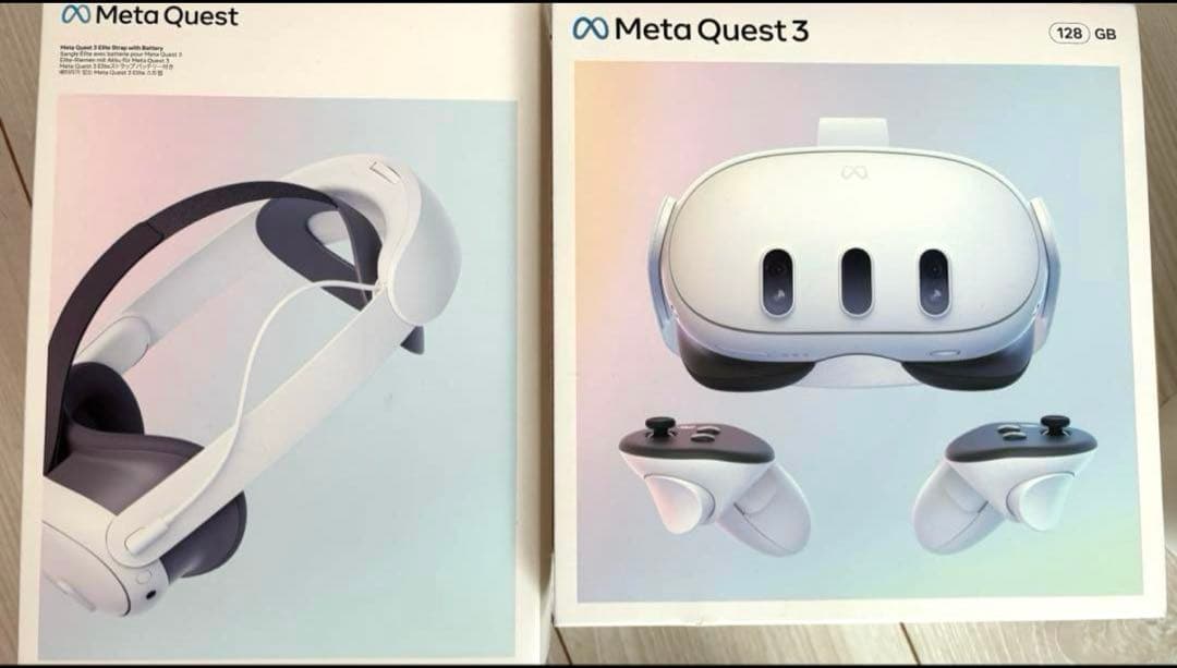  Quest 3 128GB ＋ Eliteストラップ バッテリー付き