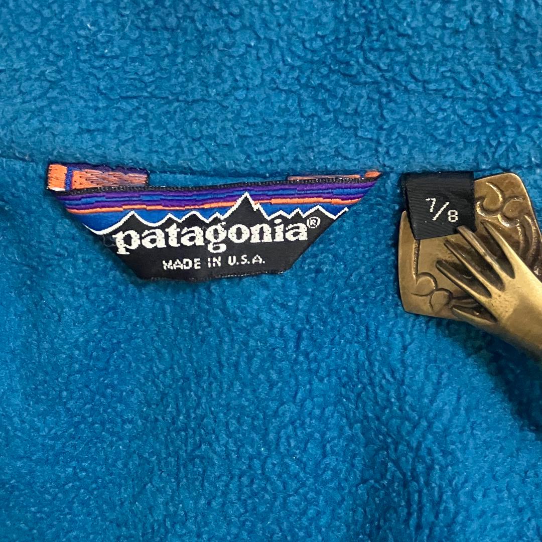 Patagonia シェルドシンチラ USA製 ナイロンジャケット 三角タグ 黒