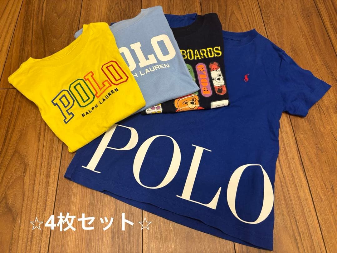 hanaポロ　ラルフローレンTシャツ　4枚セット長袖カットソー3枚セット
