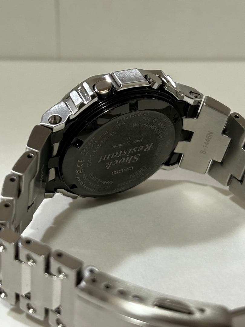 【極美品】G-SHOCK GMW-B5000D-1JF フルメタル シルバー