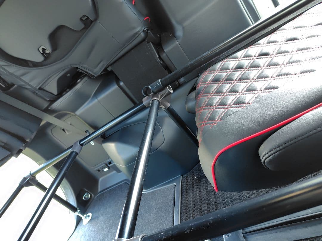 車中泊用マット＆土台イレクターパイプ