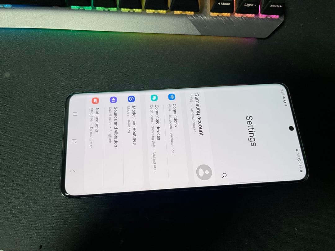 Samsung Galaxy S20+ 5G シルバー 本体
