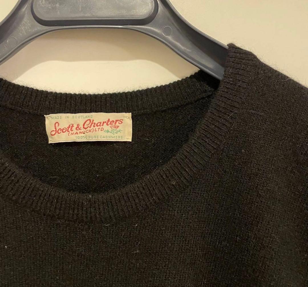 Hawick製 scott&charter スコットランド製 カシミア セーター