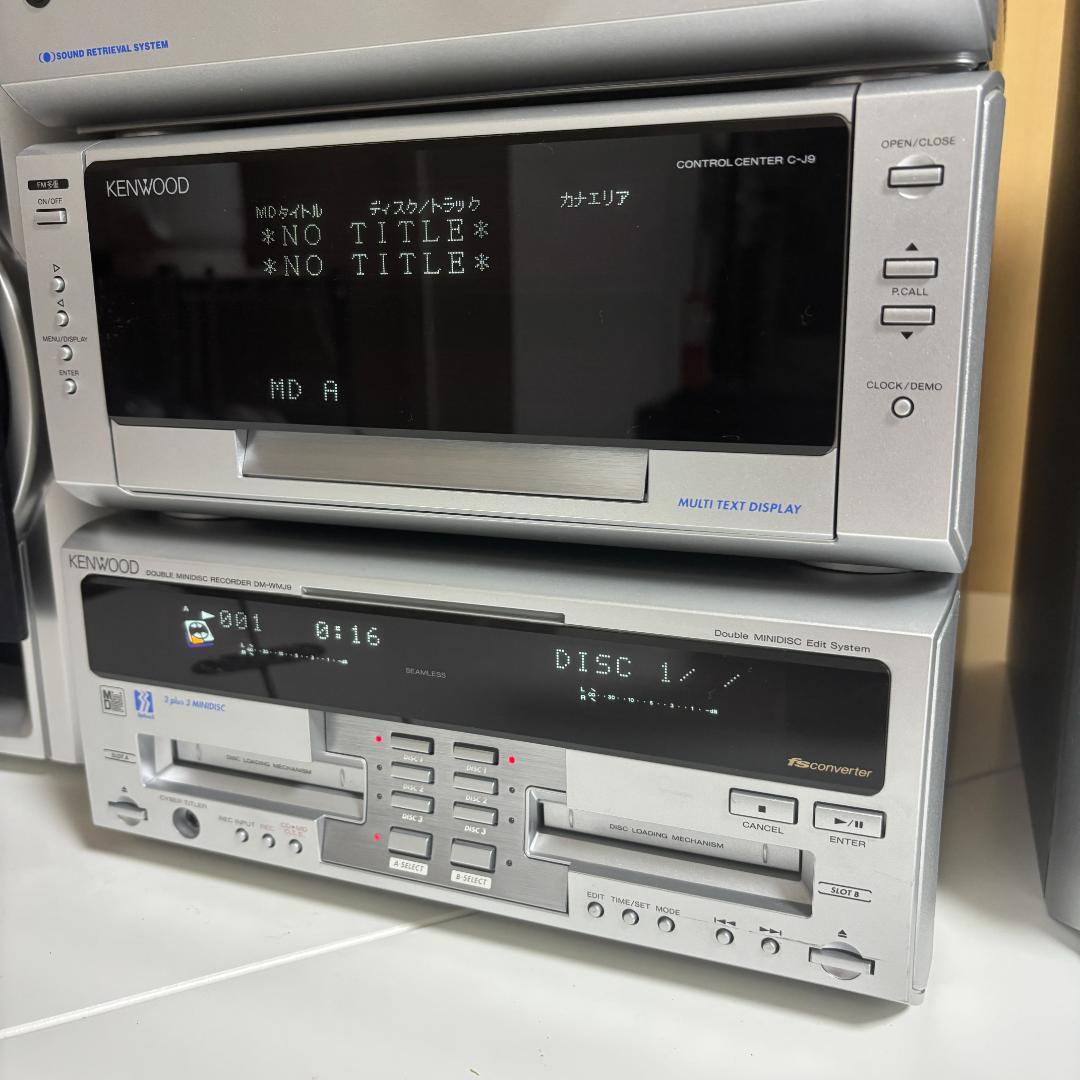 【ワケあり】KENWOOD MDコンポ ALORA XT-7MD
