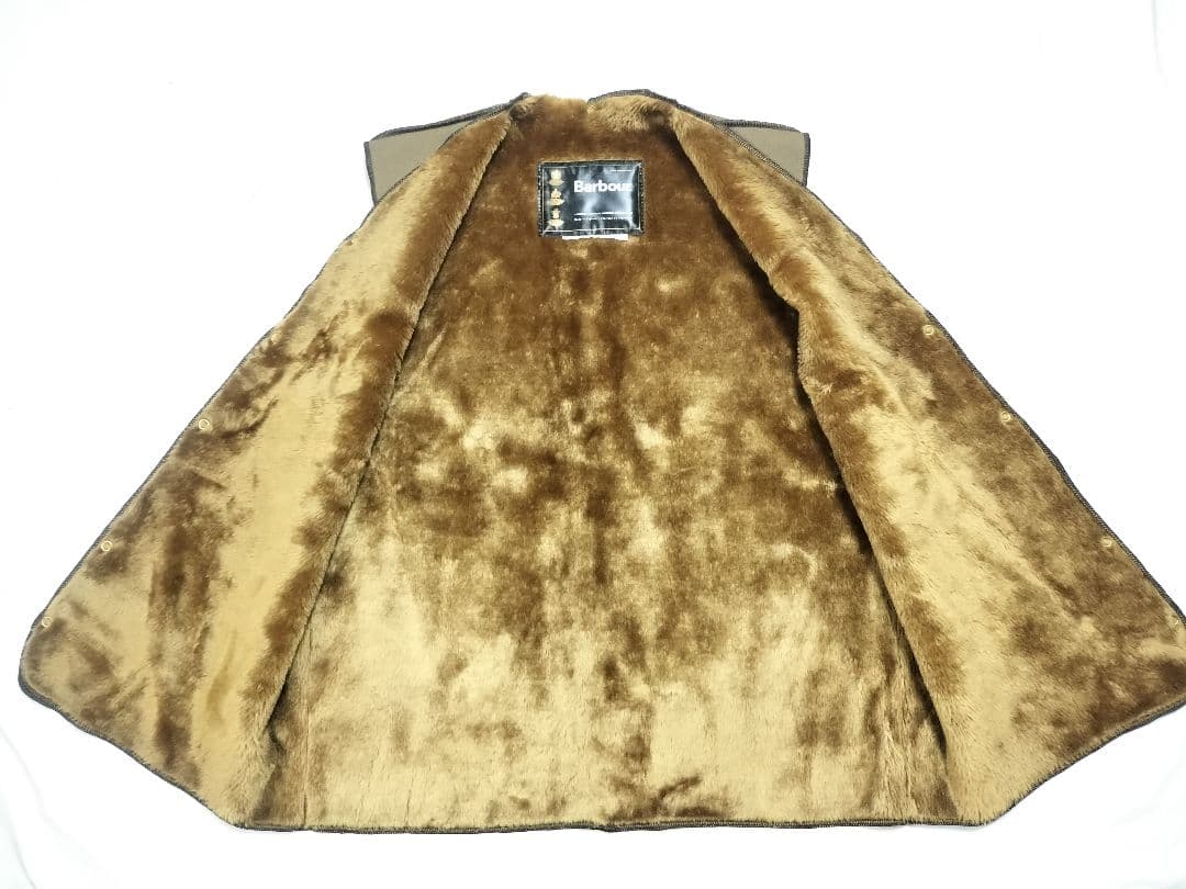 売約済A297 Barbour pile lining　c40 ライナー　ベスト
