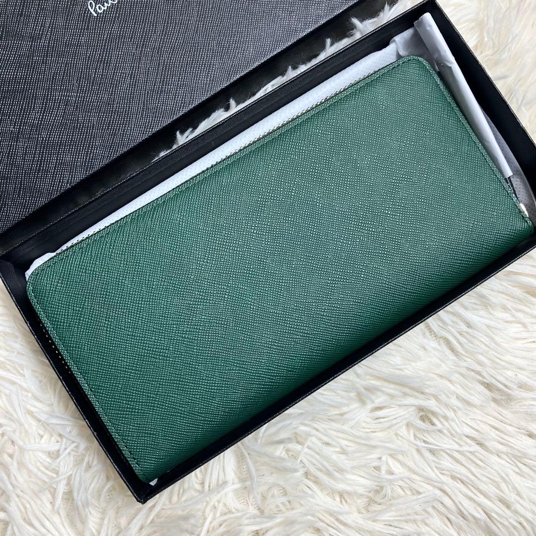 【未使用】 現行 ポールスミス ラウンドジップ ロングウォレット