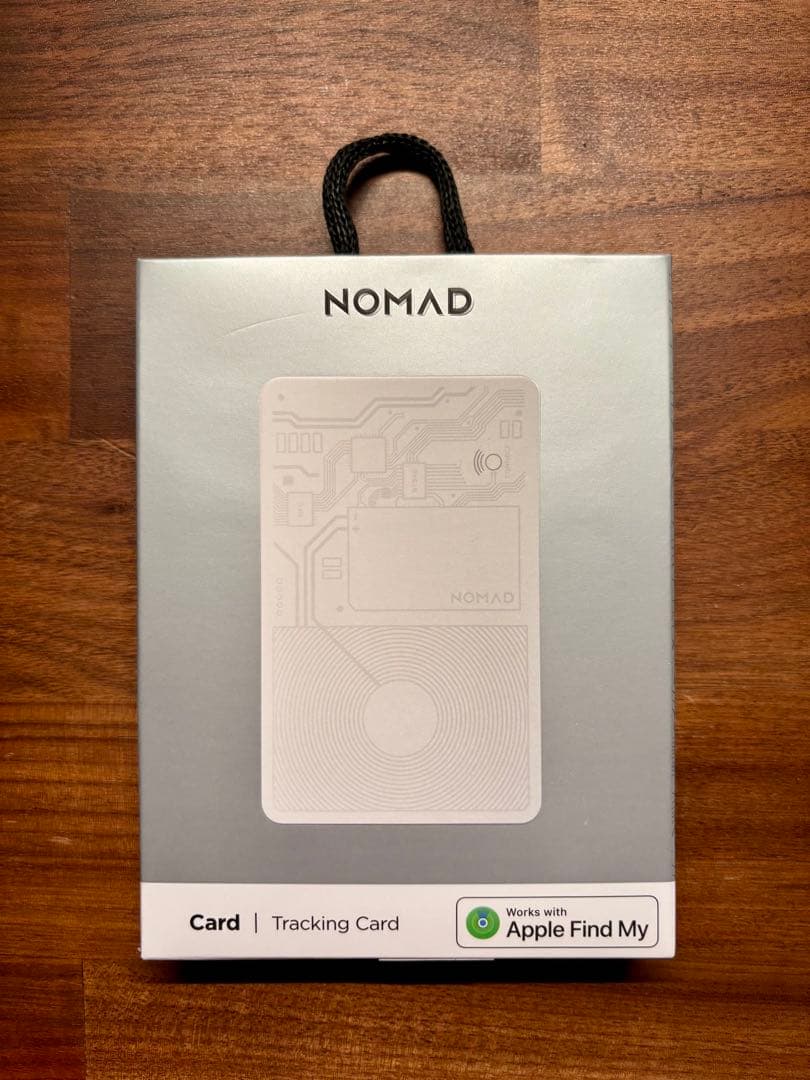 【新品・未使用】NOMAD　Tracking Card ホワイト