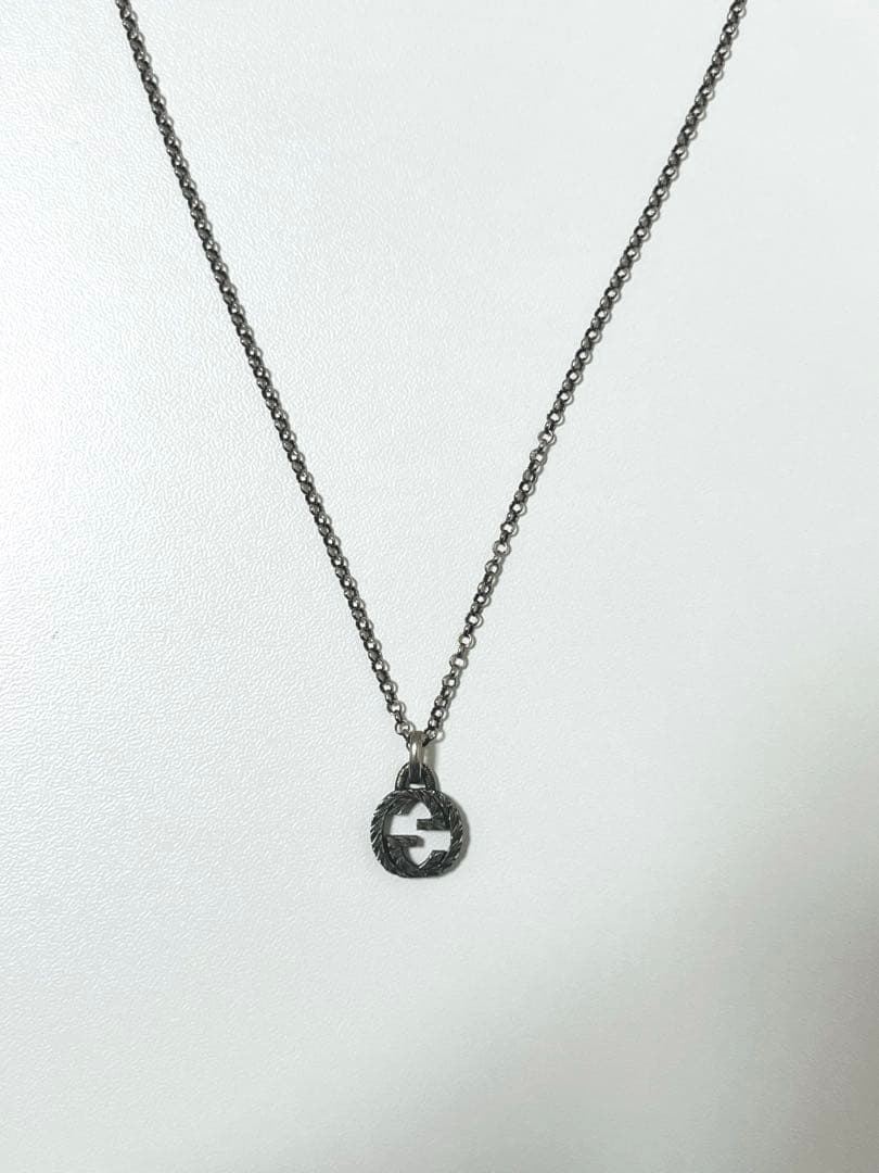GUCCI ネックレス　インターロッキングG
