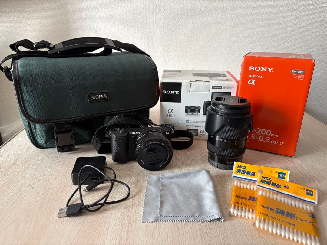 SONY α5100 ミラーレス一眼カメラ SEL18200LE レンズ付き