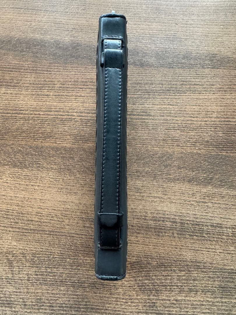 BOTTEGA VENETA イントラチャート オーガナイザーブラックレザー