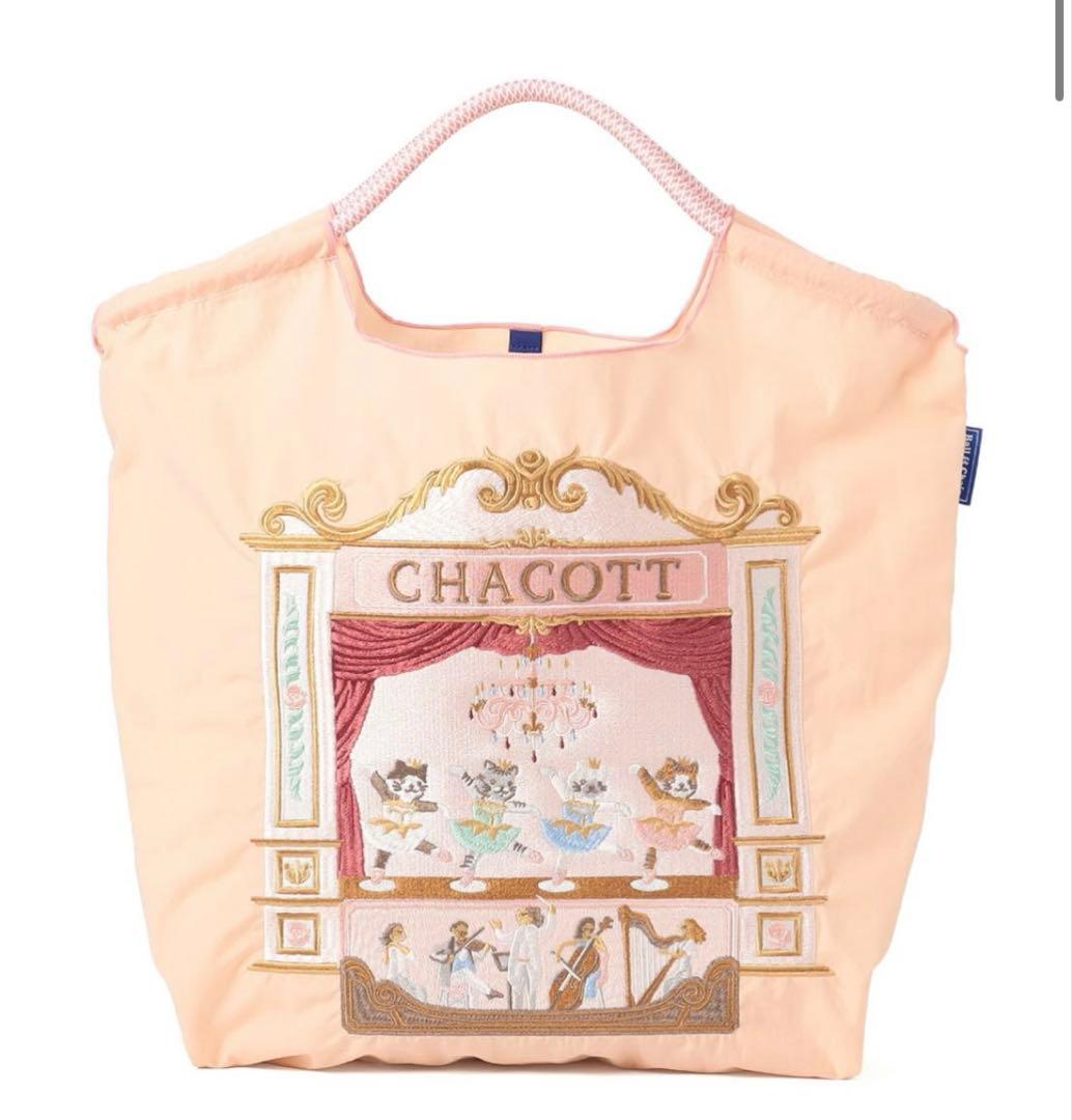Chacott Ball & Chain Cat トートバッグ M