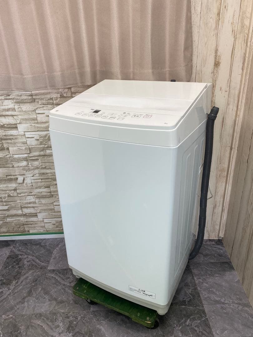 【大容量高年式】ニトリ 8kg洗剤自動投入洗濯機　NT80J1WH 24年製