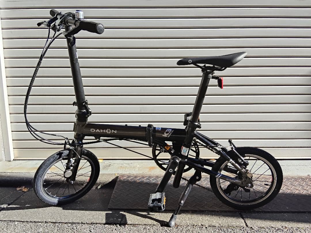 ダホンDAHON K3 折り畳み自転車 ガンメタルブラック黒 14インチ 輪行袋