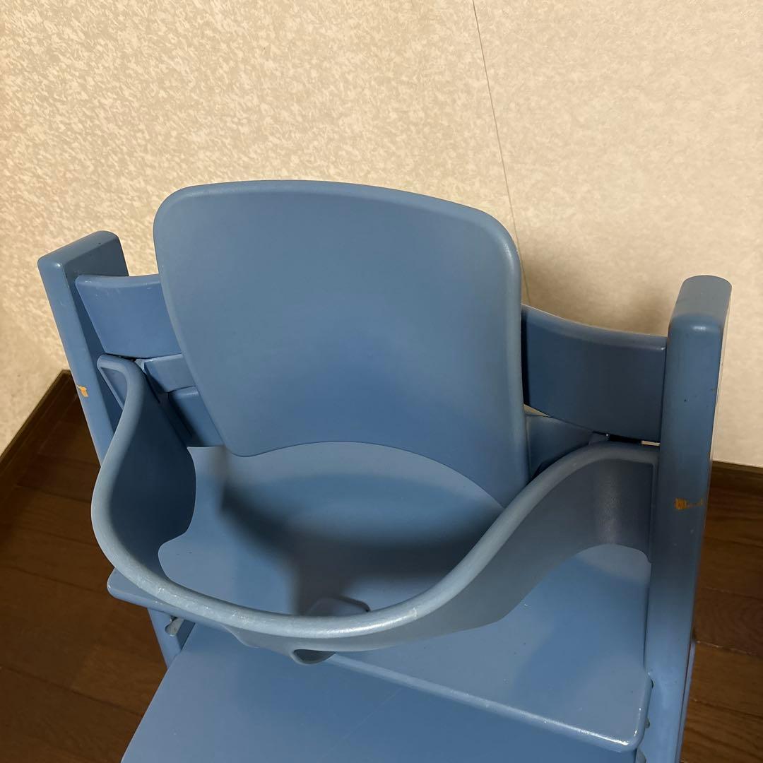 【希少カラー】ストッケ トリップトラップ ハイチェア シリアル3 ダークブルー
